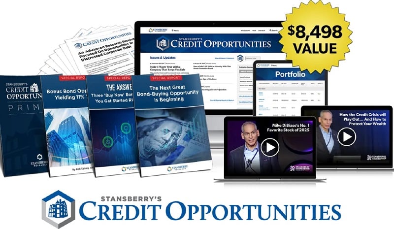 Stansberry credit opportunities is valued at $8,498.