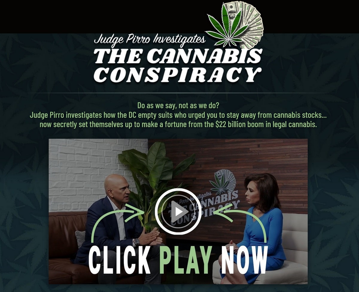 The Cannabis Conspiracy by Teeka Tiwari and Judge Pirro