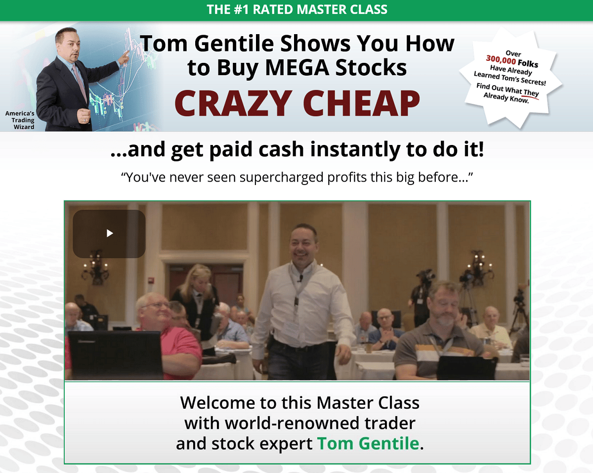 Tom Gentile's Million Dollar Master Class