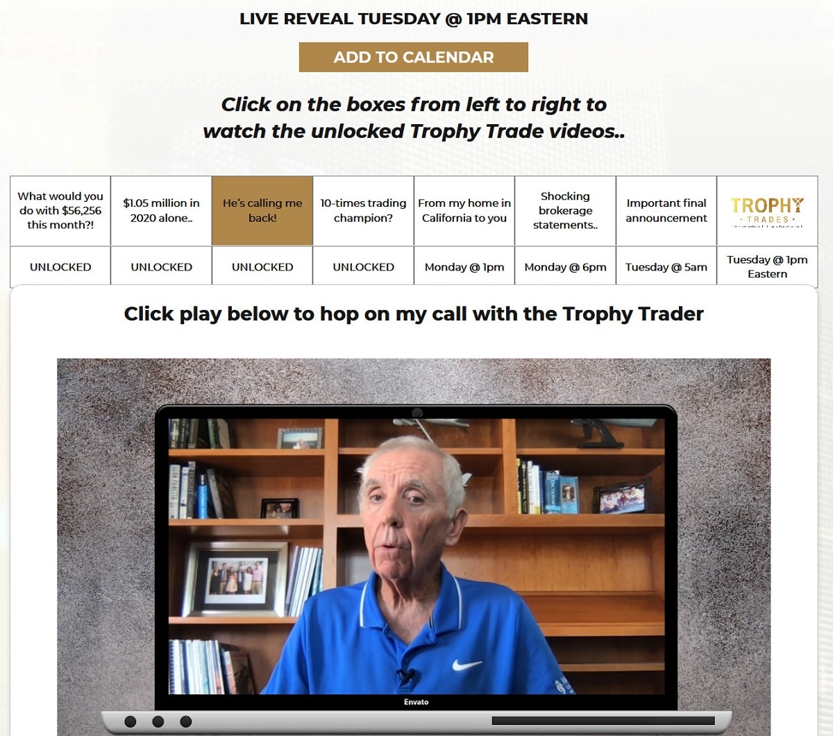 Chuck Hughes Trophy Trader Review