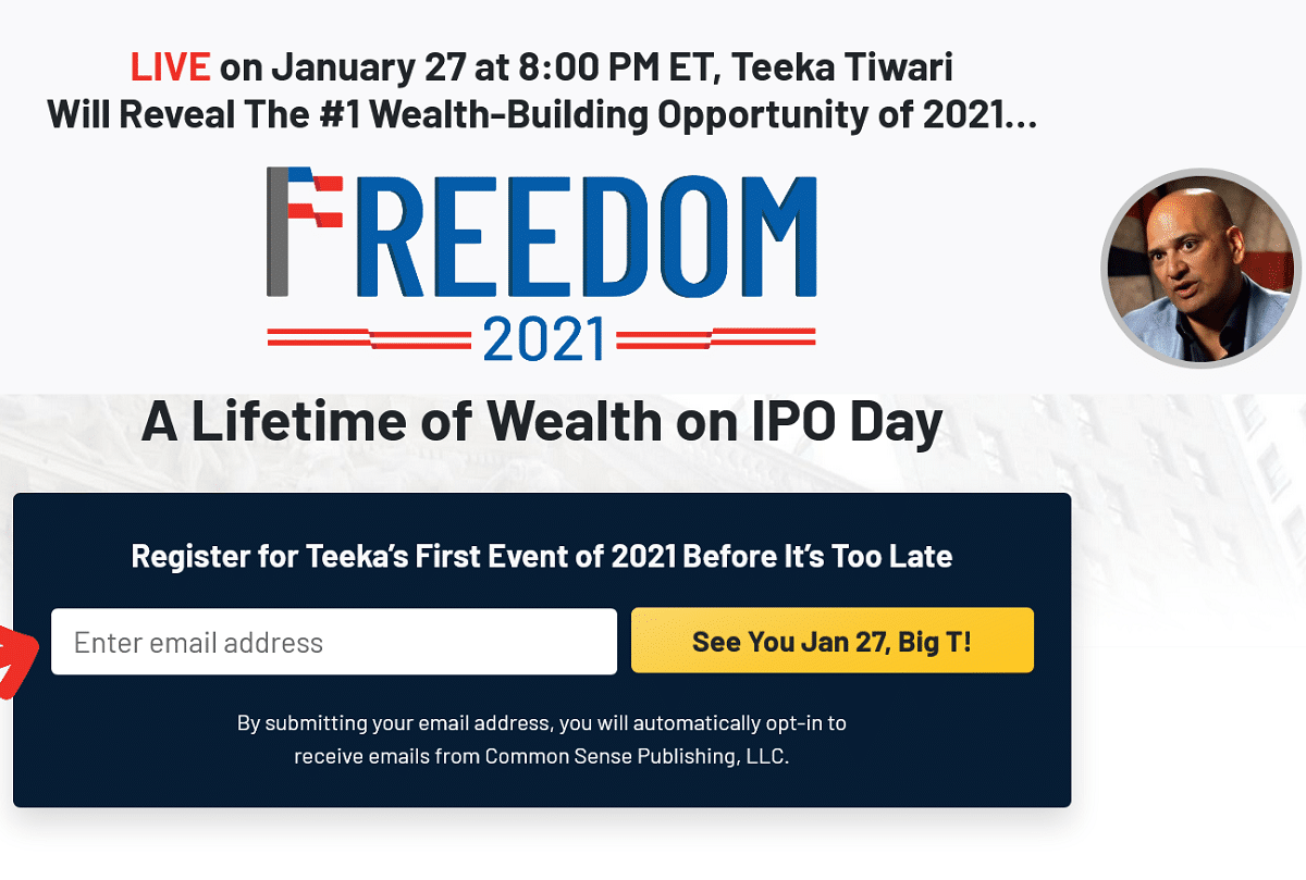 Teeka Tiwari Freedom 2021 Summit