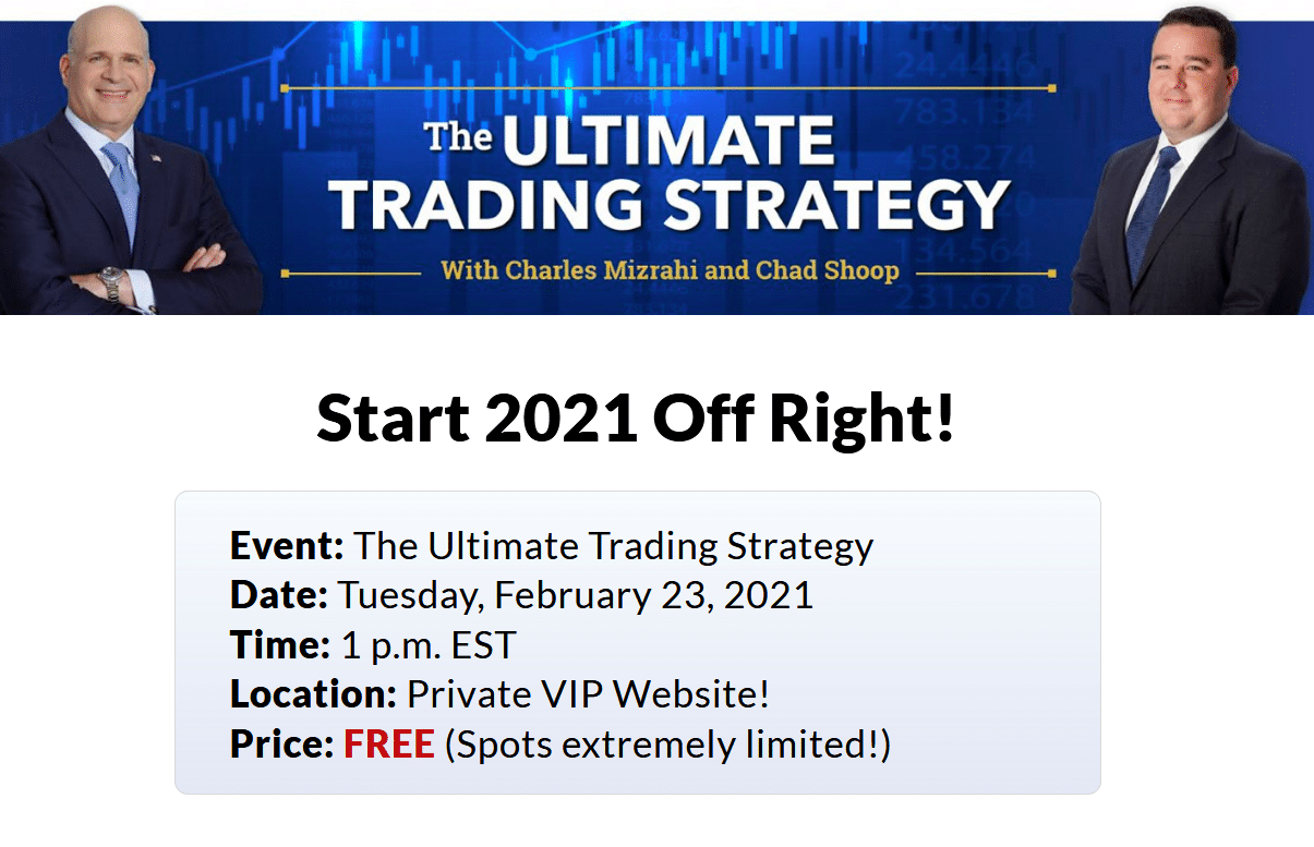 The Ultimate Trading Strategy with Charles Mizrahi and Chad Shoop