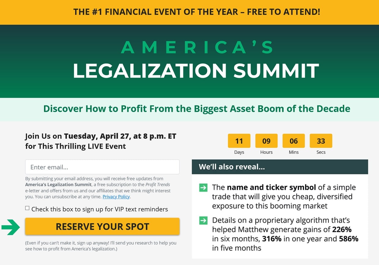 Matthew Carr's America's Legalization Summit