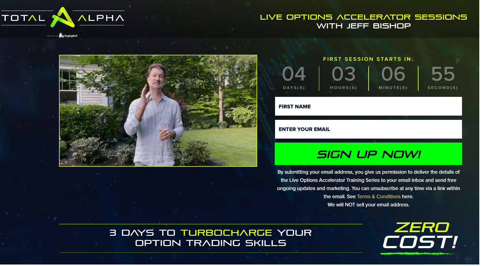 Jeff Bishop's Options Trading Accelerator Workshop