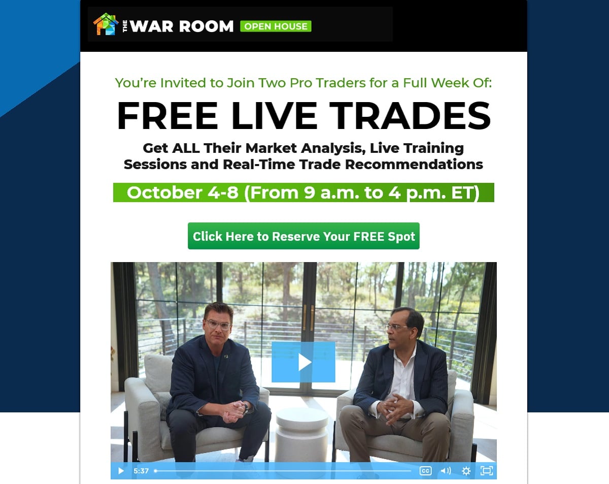 The War Room FREE OPEN HOUSE - Join Bryan Bottarelli and Karim Rahemtulla