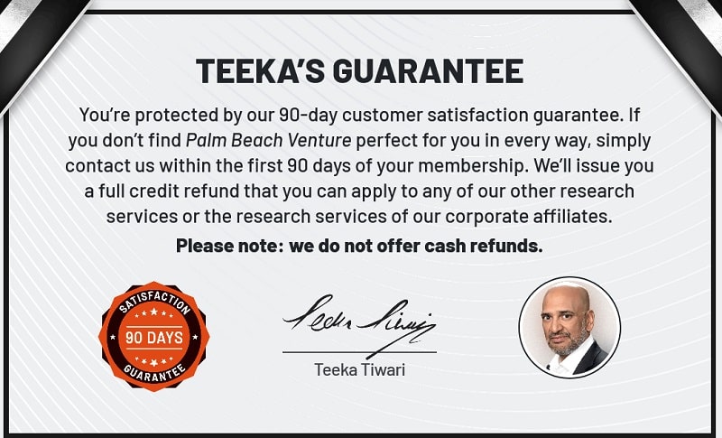 TEEKA’S GUARANTEE