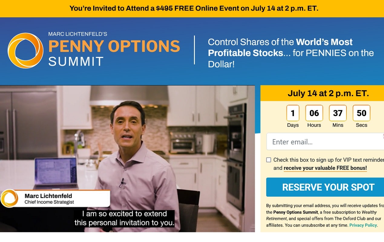 Marc Lichtenfeld's Penny Options Summit