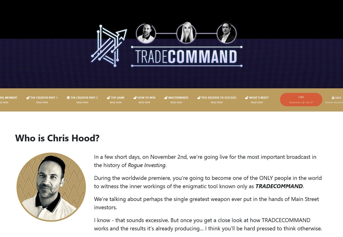 Chris Hood TRADECOMMAND