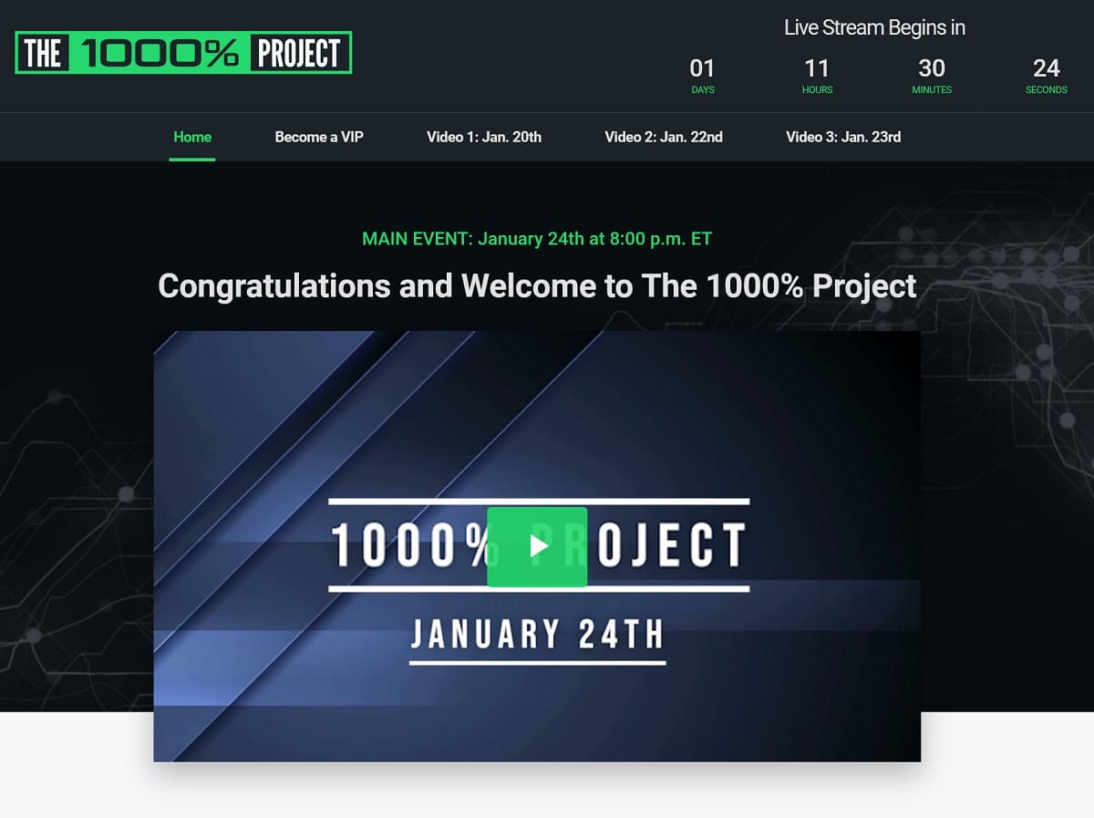 1000% Project Event with Ian King and Keith Kaplan