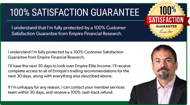 Empire Elite Income Refund Policy