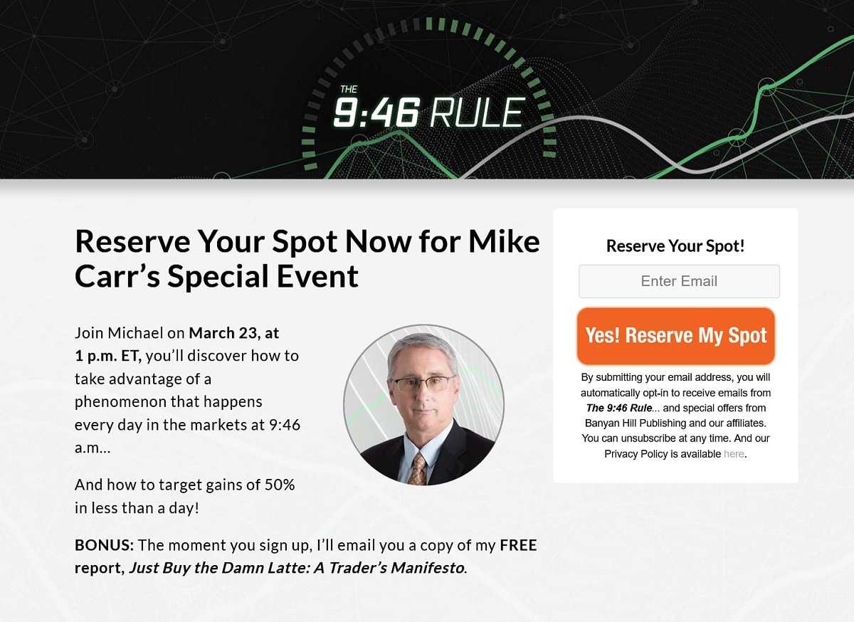 Michael Carr Special Event: The 9:46 Rule - Is It Legit?