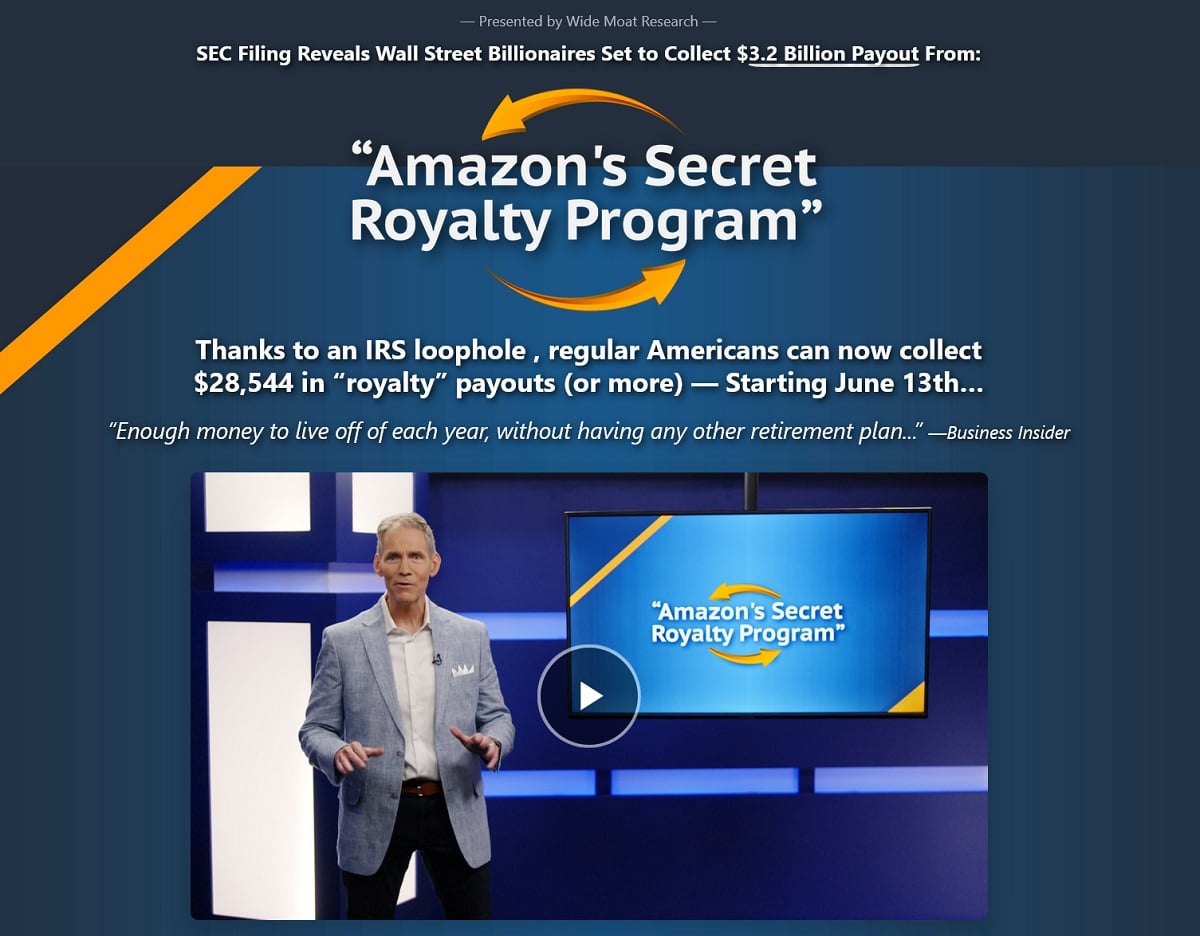 Amazon Secret Royalty Program: Is Intelligent Income Investor Brad Thomas Payout Legit?