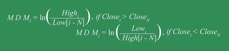 Maximum Directional Move formula