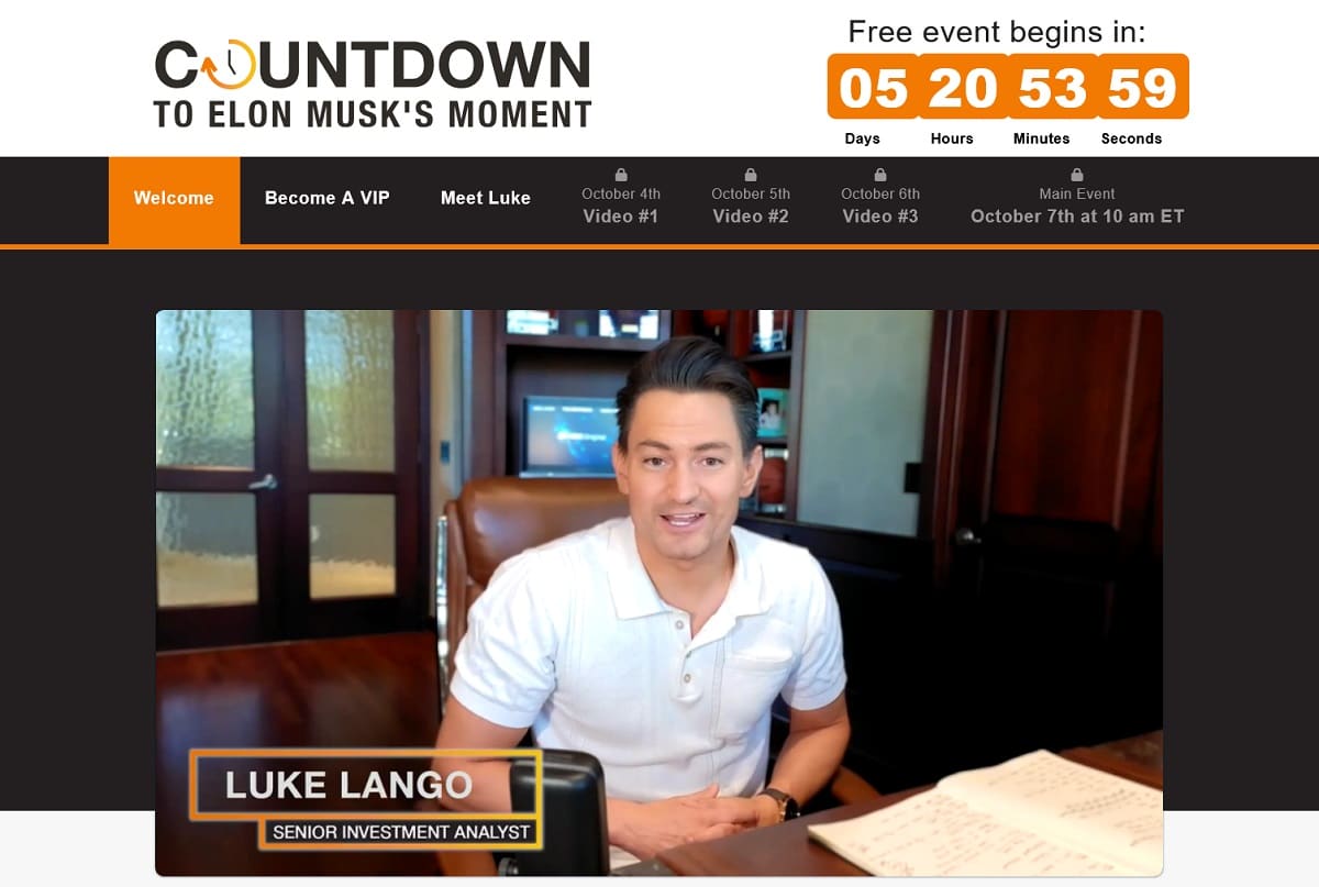 Luke Lango Countdown to Elon Musk Moment