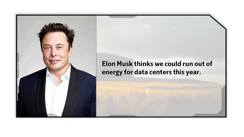 Elon Musk thinks that we will run out of AI data centers this year. The short supply and increasing demand will lead to an increase in the value of the companies providing the backbone of AI powerhouses