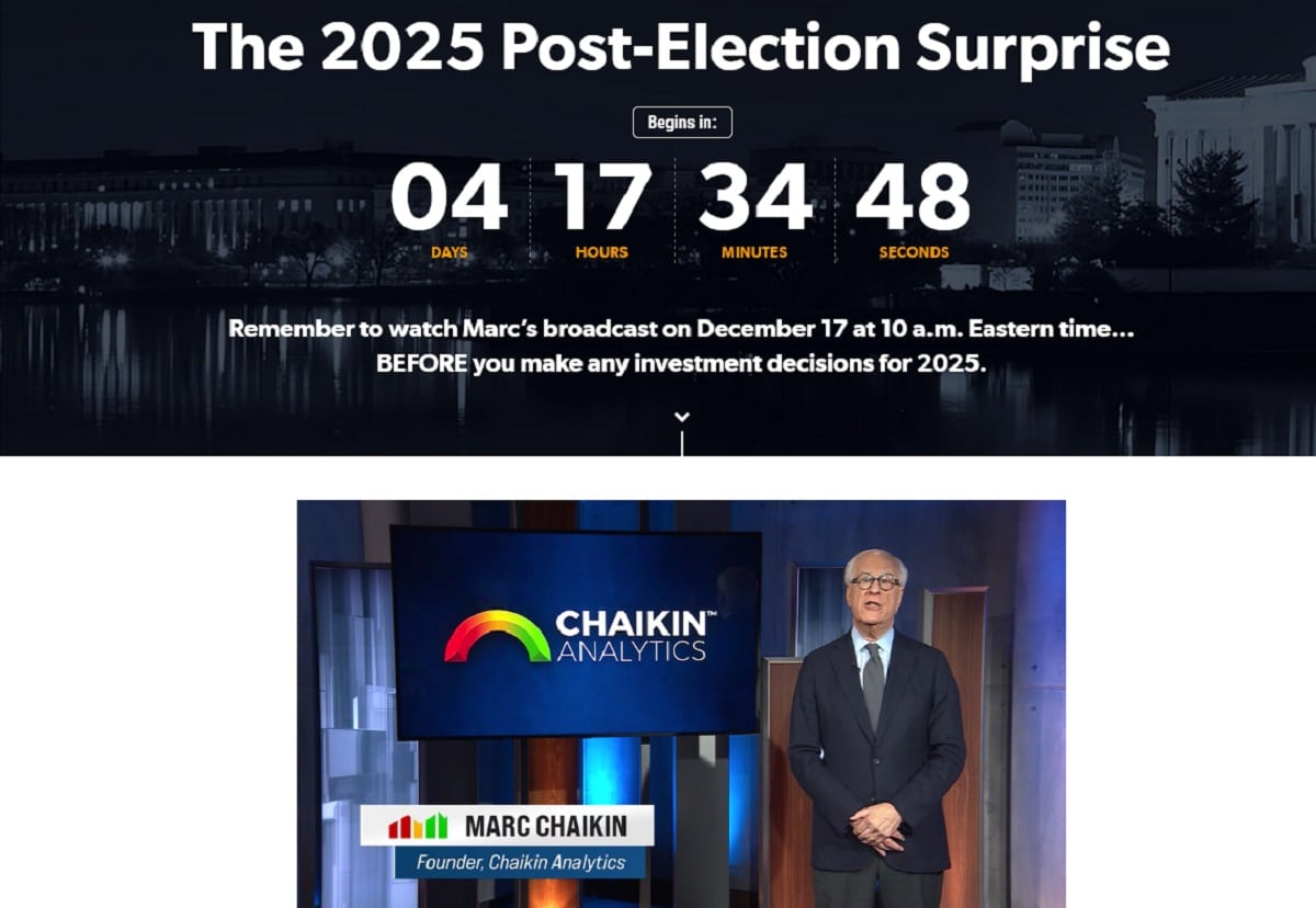 Marc Chaikin Top Stocks for 2025: Post-Election Surprise