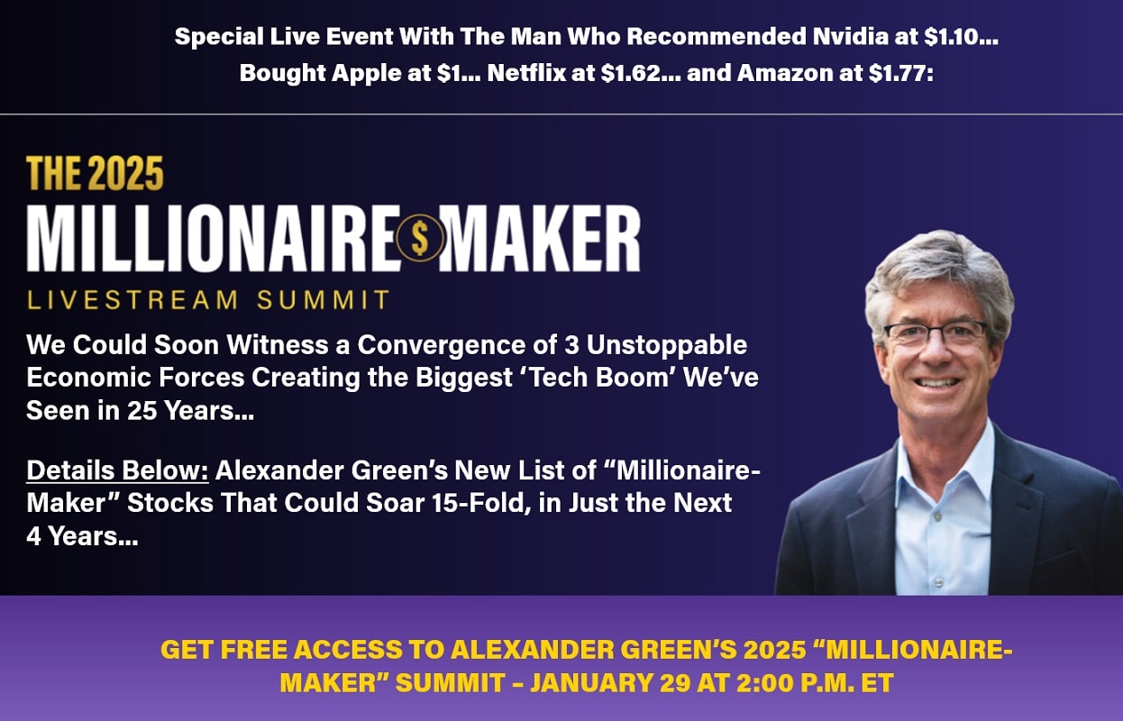 Alex Green 2025 Millionaire-Maker Livestream Summit Event