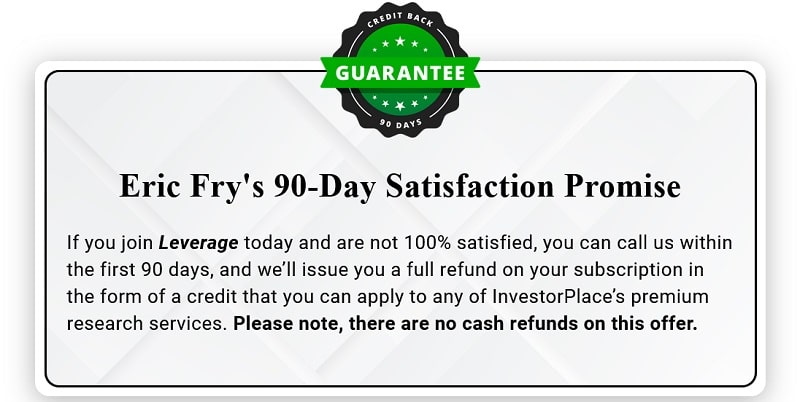 90 day satisfaction guarantee by Eric