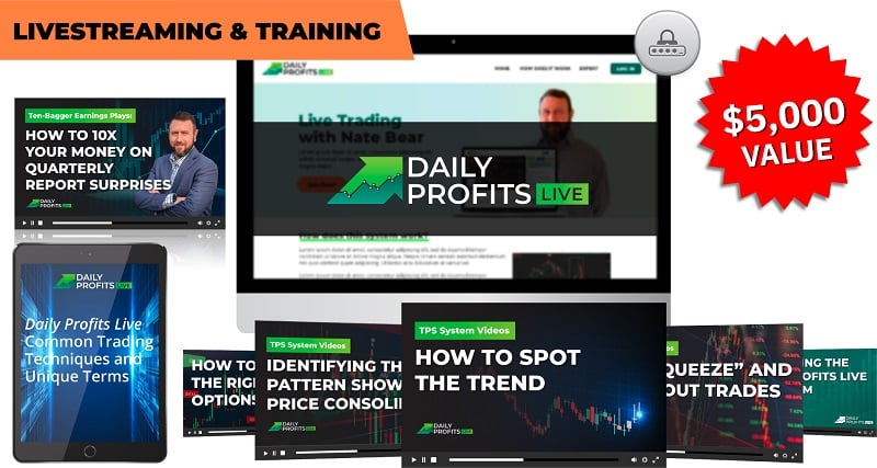 Daily profits live offerings