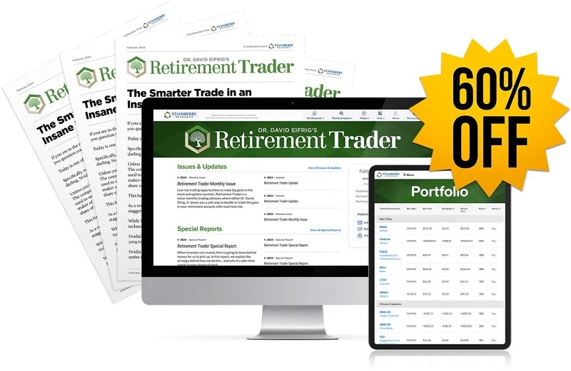 60% off on the retirement trader