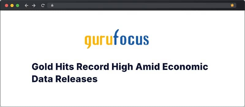 Guru Focus outlook on gold