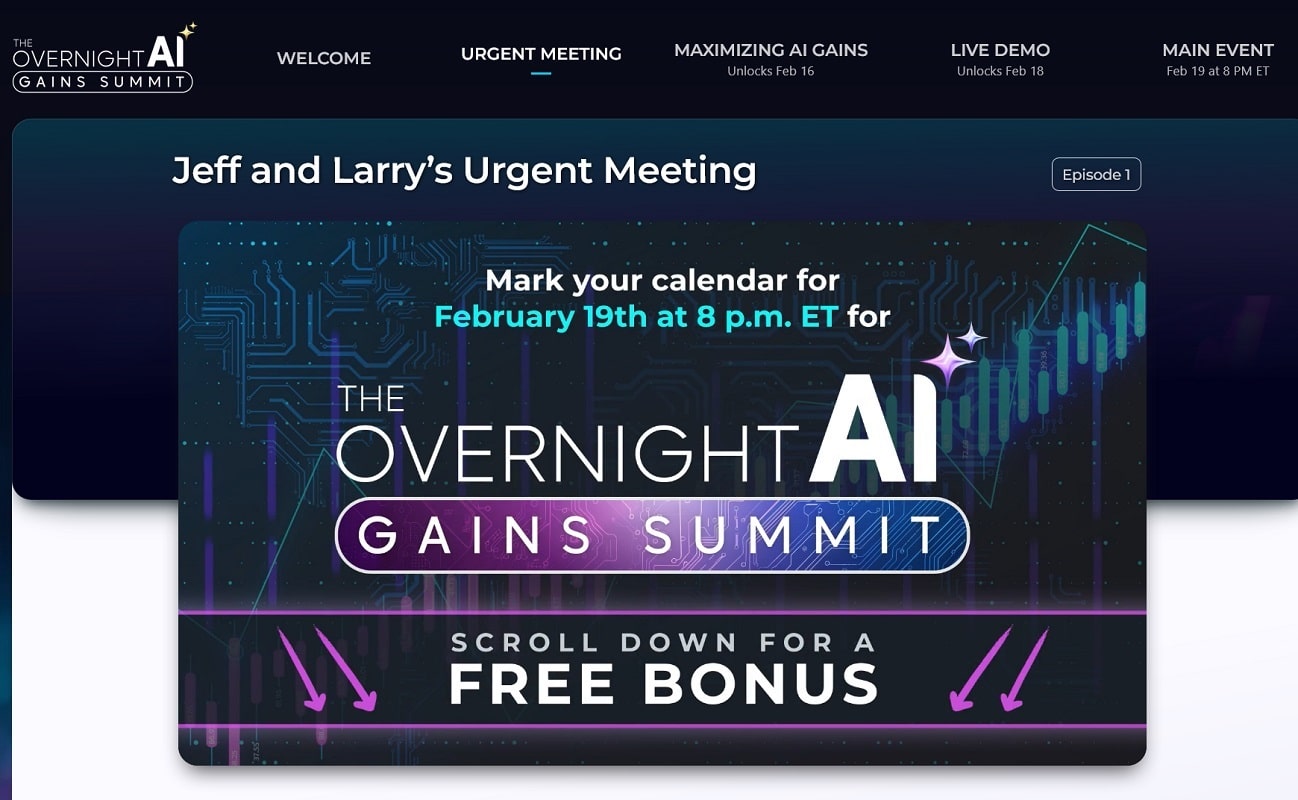 The Overnight AI Gains Summit: Larry Benedict and Jeff Brown