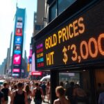 Gold Prices Hit $3,000