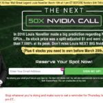 Louis Navellier Next 50X Nvidia Call