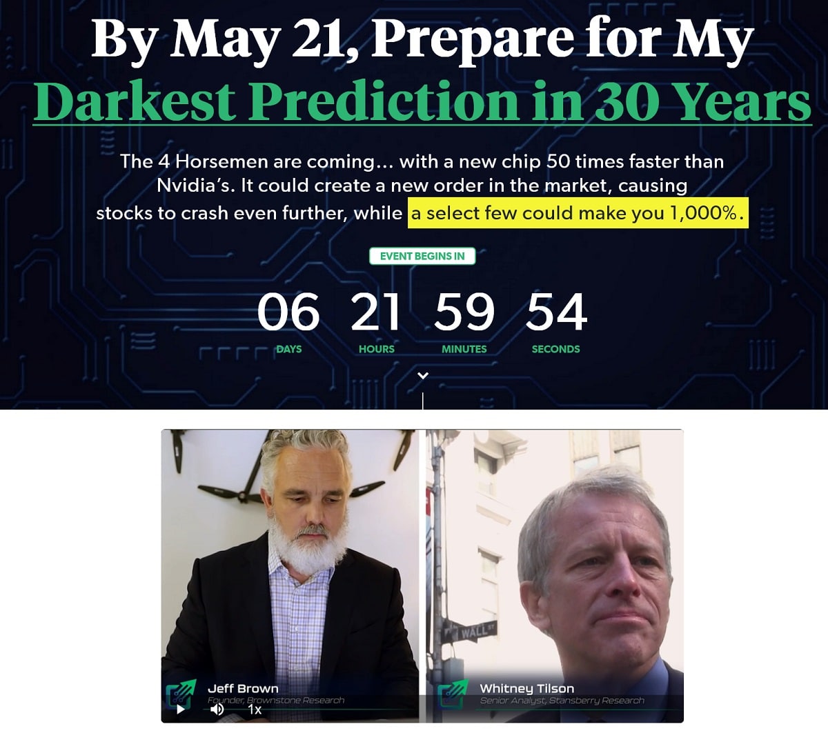 the ai super chip event with jeff brown and whitney tilson