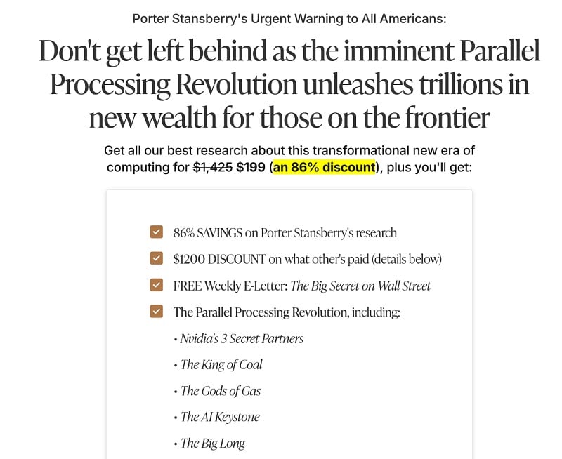 the parallel processing revolution order form