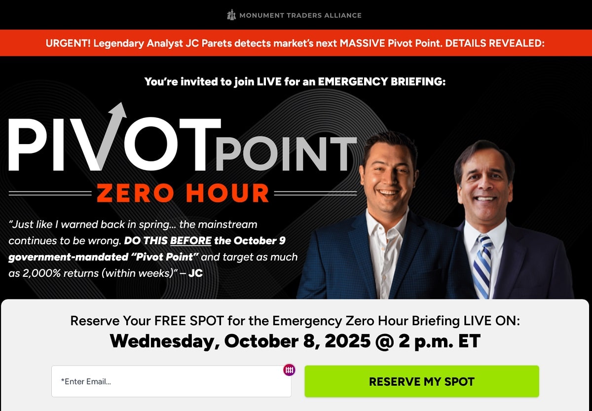 jc parets pivot point zero hour briefing
