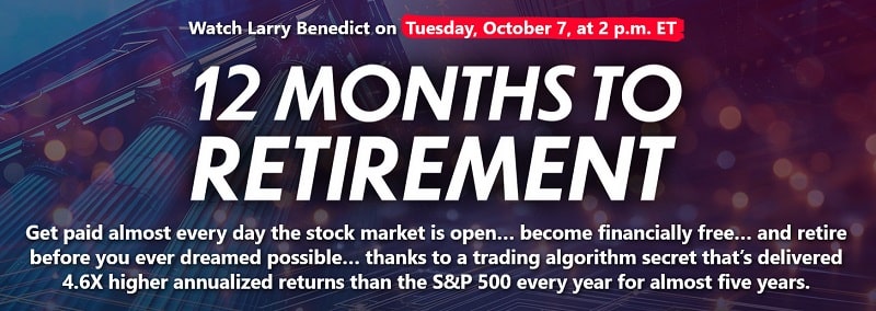 larry benedict 12 months to retirement