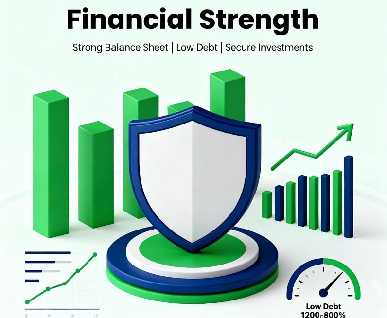financial strength and debt levels