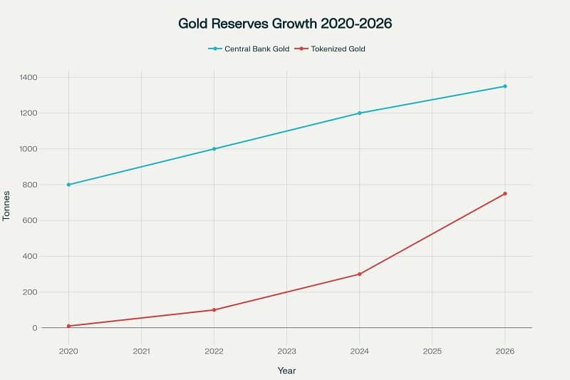 gold reserves growth