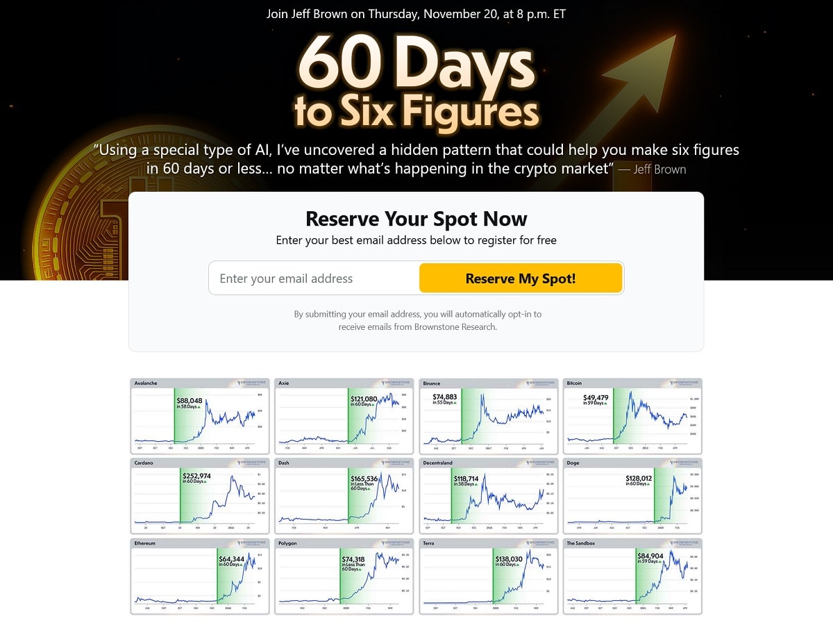 jeff brown 60 days to six figures